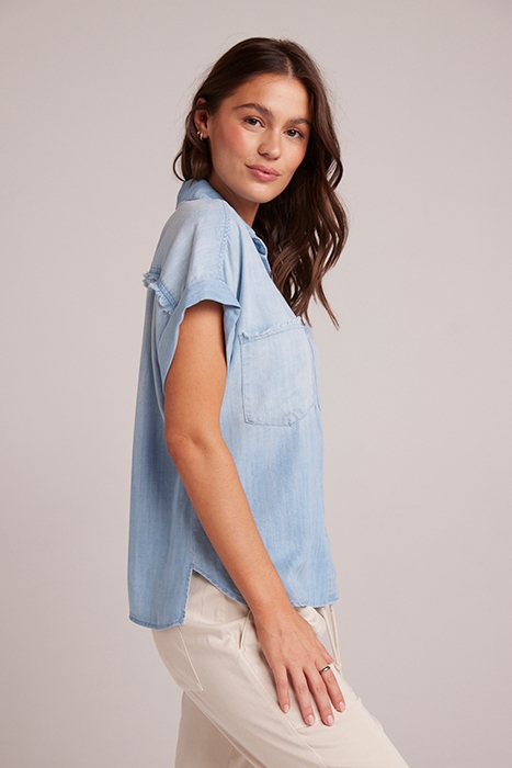 TWO POCKET SHORT SLEEVE SHIRT CARIBBEAN WASH 4