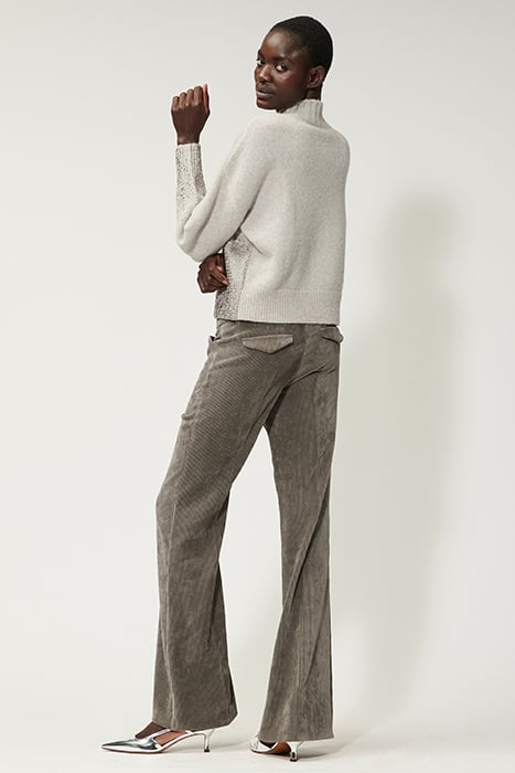 METALLIC PRINT SWEATER STONE 2