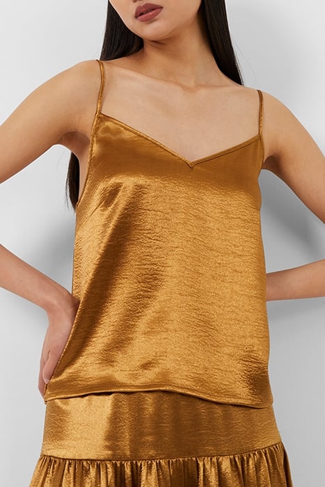 DENNEY SATIN CAMI BROWN 1