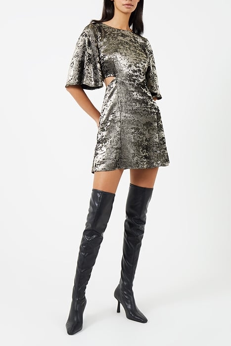 ALARA METALLIC CUT OUT MINI DR BROWN 1