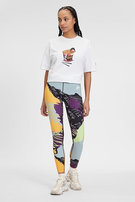 ALLOVER PRINT LEGGINGS YELLOW / BLACK / GREY 3