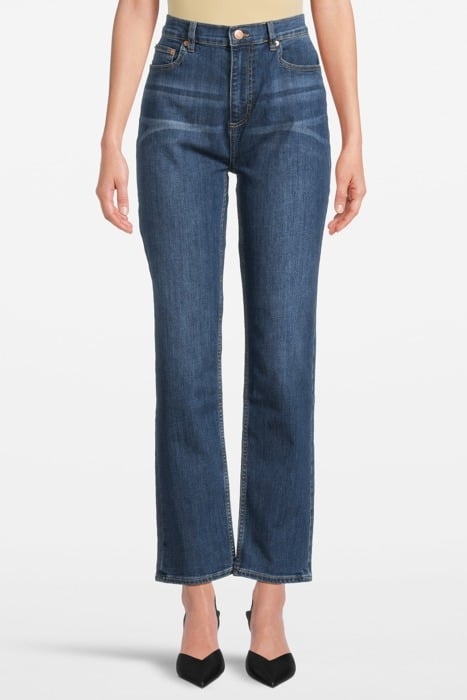 HIGH RISE STRAIGHT JEAN BLACK 1