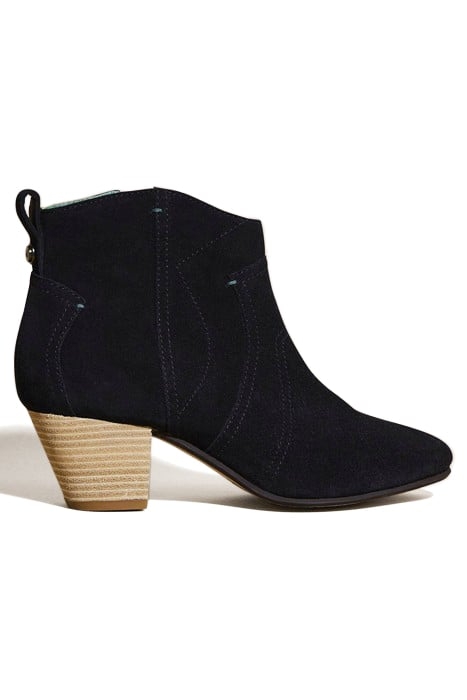 WILHELMINA WESTERN BOOT PURE BLACK 1