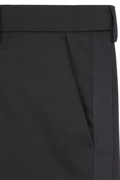 PANTALON COSTUME FORMELLE UNI NOIR BLACK 6