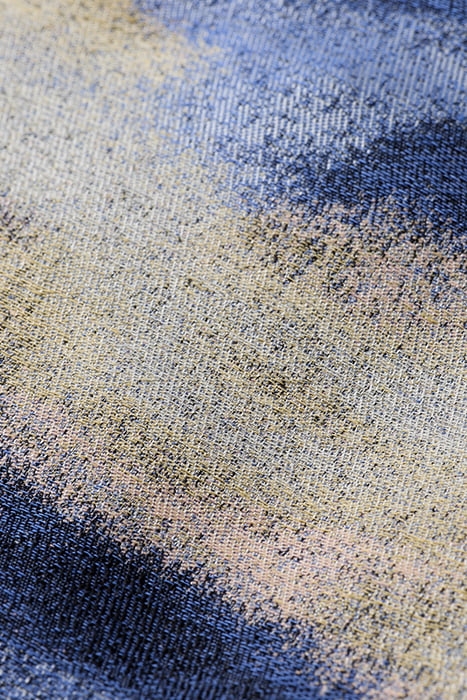 JACQUARD BOMBER JACKET BLURRED LANDSCAPE BLUE 7