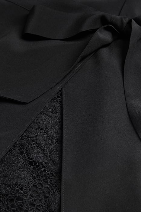 ROBE LONGUE MANCHES LONGUES JUPE DENTELLE BLACK 6