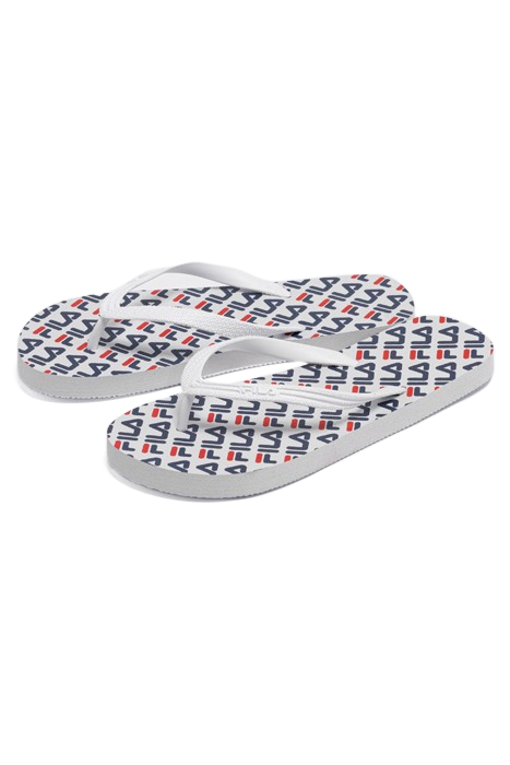 TROY LOGO SLIPPER WMN WHITE 2