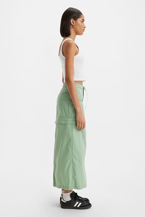 CONVERTIBLE MINI SKIRT GREEN 6