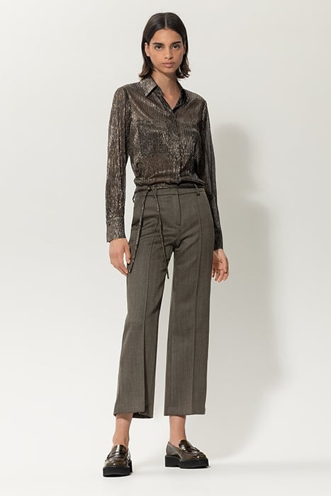 TWEED BABYFLARE PANTS THE FANCY KHAKI TWEED 1