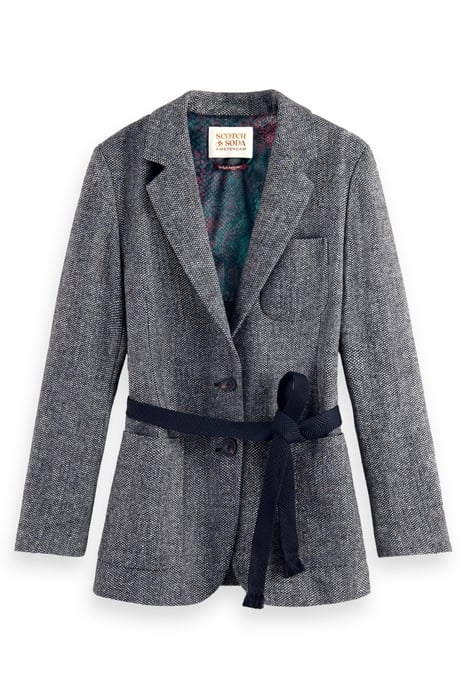 HERRINGBONE BLAZER HERRINGBONE TWEED 1