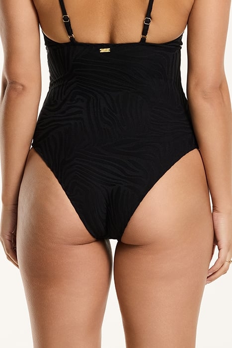 LADIES BOBBIE SWIMSUIT TIGER STRUCTURE BLACK TIGER STRUCTURE 6