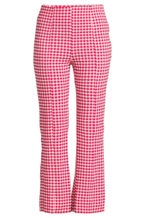 STRETCH SEERSUCKER CROPPED PANTS LOVE POTION 3