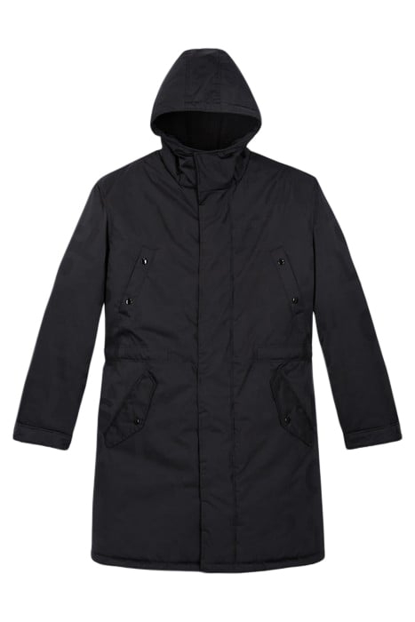 PARKA WITH FAKE SHEEP LINING BLACK 5