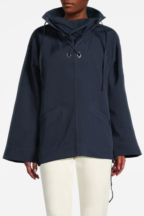 HEAVY TWILL OVERSIZE ANORAK SKY CAPTAIN 1