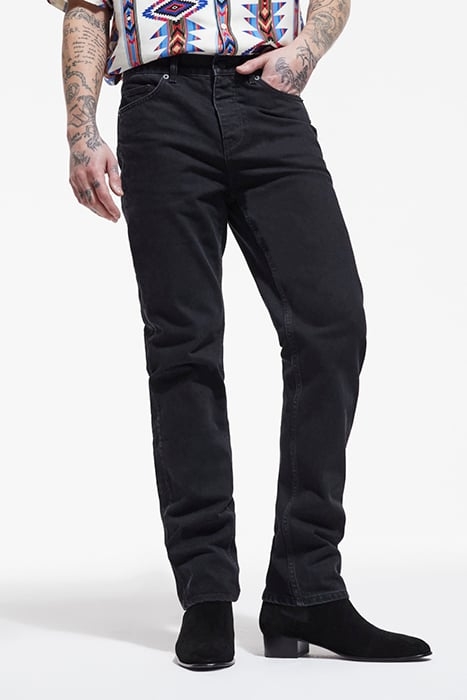 JEAN STRAIGHT NOIR DELAVE BLACK WASHED 1