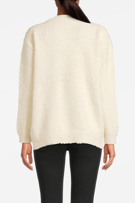 CARDIGAN LONG SLEEVES 21001803 ALMOND WHITE 2