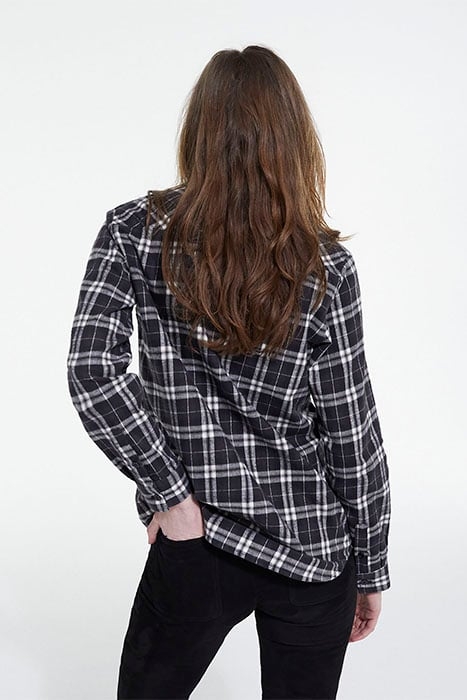 CHEMISE A CARREAUX ET POCHES CONSTRATEES BLACK 2