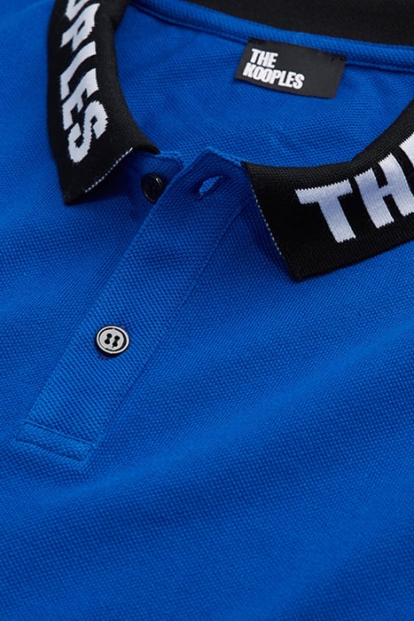 POLO MC RIB LOGO BLUE ELECTRIC 6