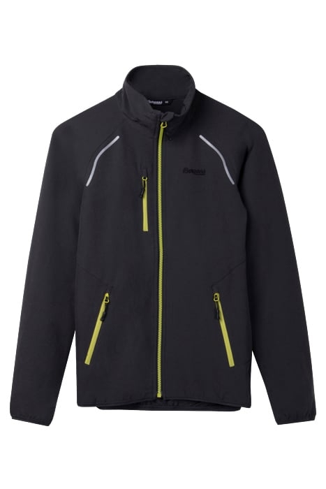 SJOA LIGHT SOFTSHELL YOUTH JACKET SOLID CHARCOAL 1