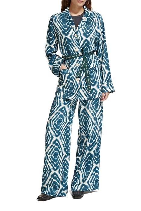 ELENI - HIGH RISE WIDE LEG PYJAMA PANTS DISCO TIE DYE BOTTLE 3