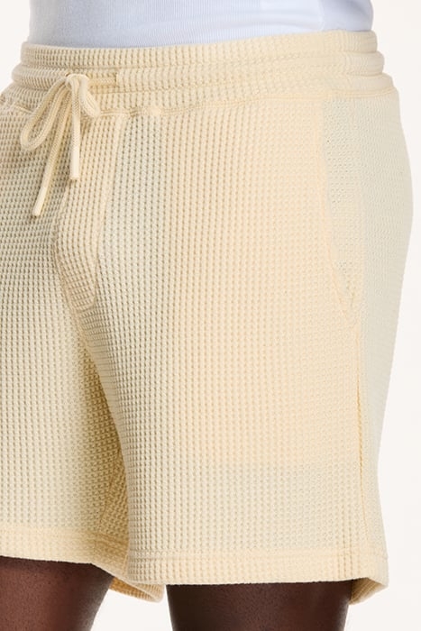 MEN OSCAR WAFFLE STRUCTURE SHORTS LIGHT BEIGE 7