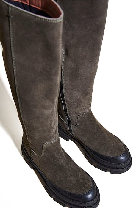 GEORGIE SPORTY KNEE HIGH KHAKI GREEN 3