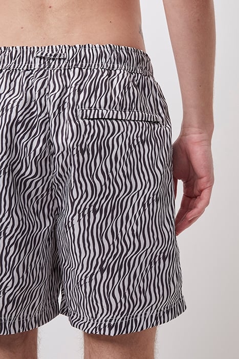 SEINE PRINT RECYCLD SWIM SHORT WHITE 4