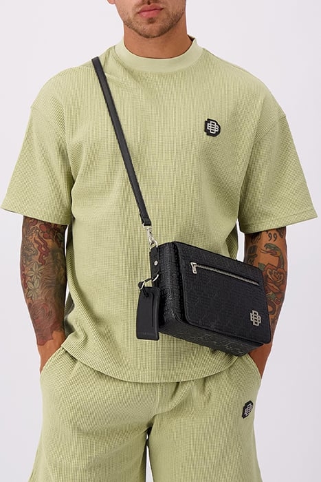 MONOGRAM WAFFLE TEE GREEN 3