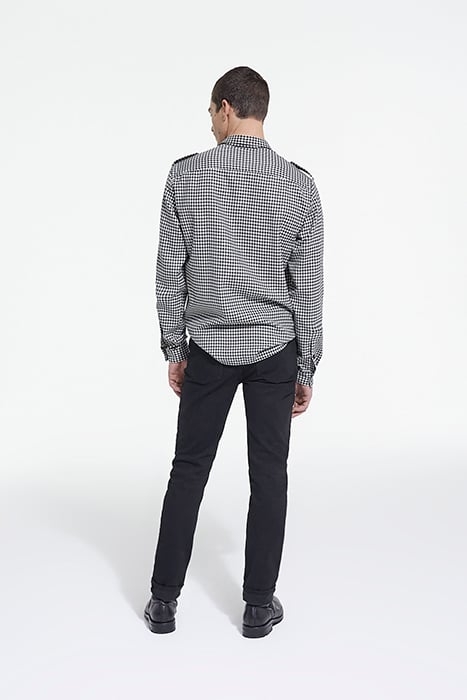 CHEMISE MANCHES LONGUES BLACK WHITE 4