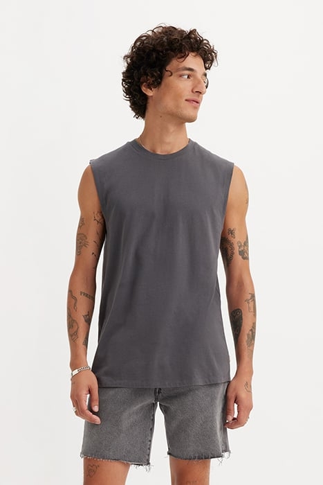 RT SLEEVELESS T-SHIRT GREY 1