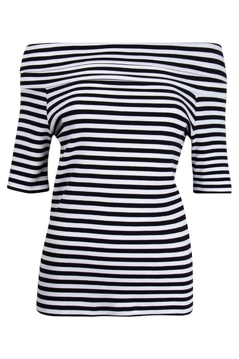 S.OLIVER T-SHIRTS WHITE STRIPES 1