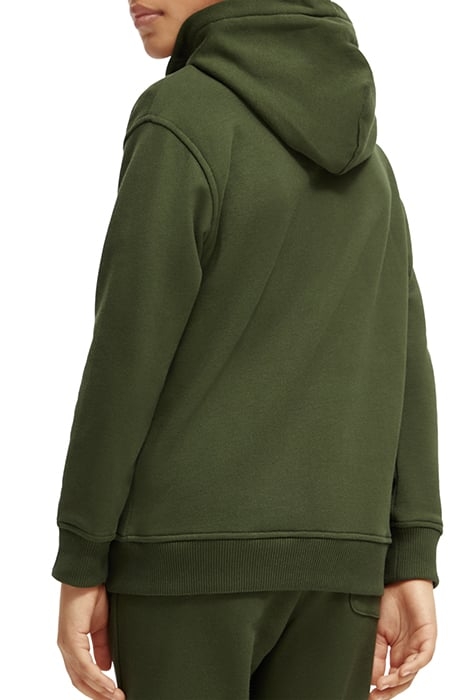 BOYS RELAXED FIT ZIP-THROUGH HOODIE IN ORGANIC COTTON FOREST 2