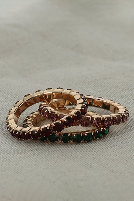 ALICE RING SIAM M/L GOLD, RED 4