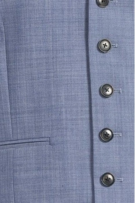 WISH-PLAIN WAISTCOAT BLUE 5