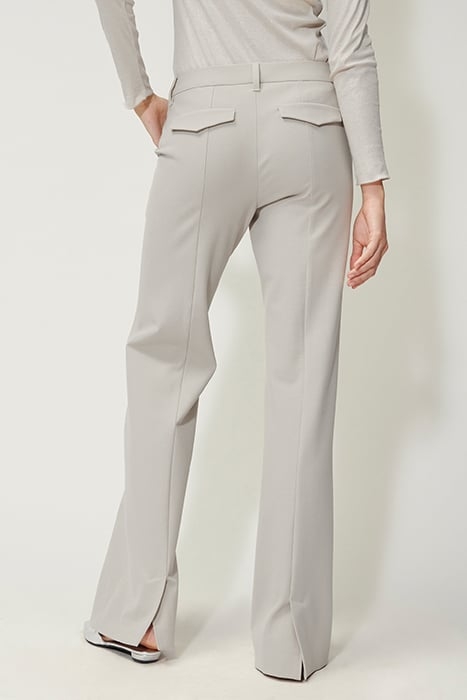 BOOTCUT PANTS WITH HEM SLIT STONE 2