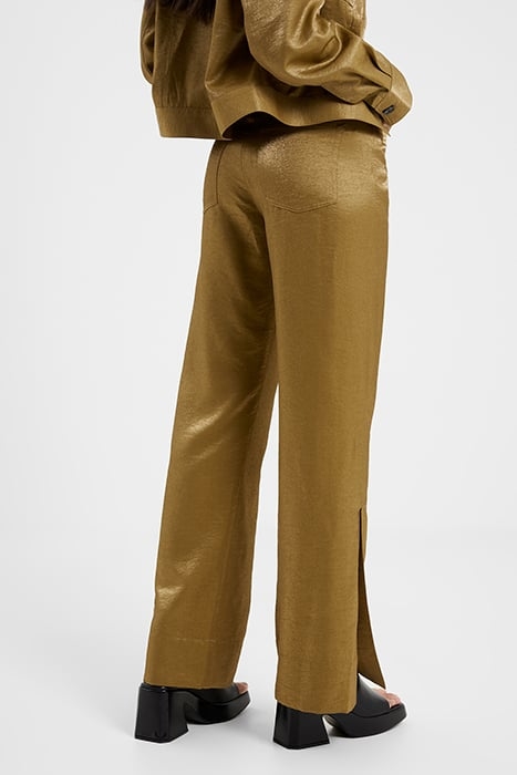 CAMMIE SHIMMER TROUSERS BROWN 2