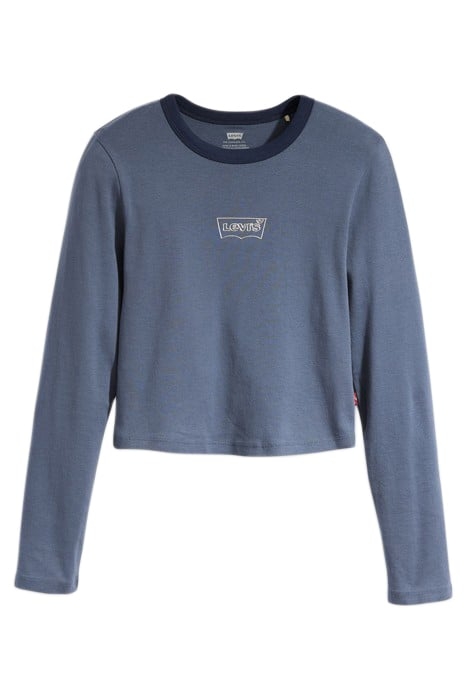 GRAPHIC LONG-SLEEVED TOP BLUE 3