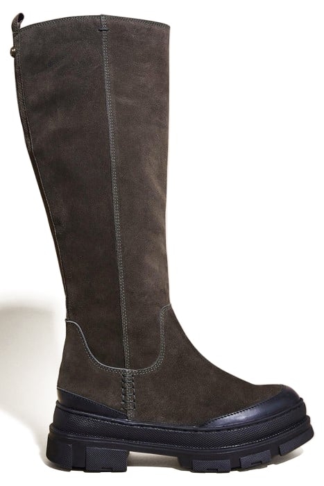 GEORGIE SPORTY KNEE HIGH KHAKI GREEN 1