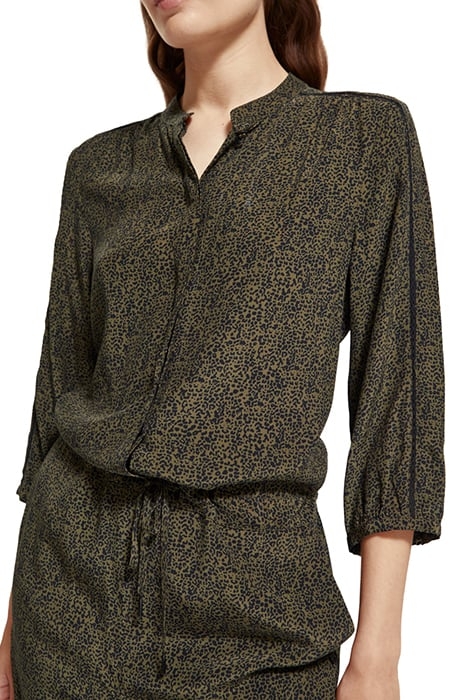 PRINTED JUMPSUIT LEOPARD SPOT GREEN 7