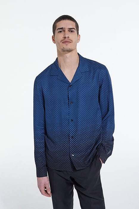 CHEMISE MANCHES LONGUES BLUE BLACK 1
