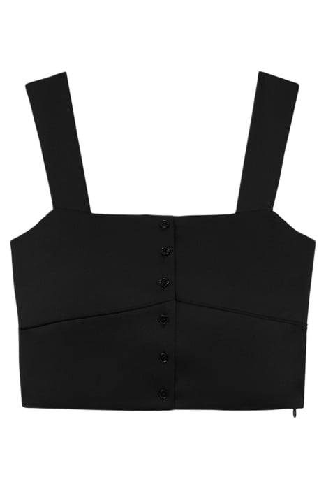 TOP SANS MANCHES BLACK 1