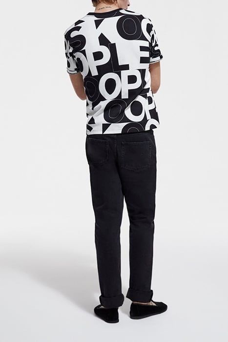 T SHIRT MONOGRAMME BLACK / WHITE 2