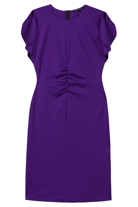 PUNTO-MILANO MIDI DRESS DEEP PURPLE 4