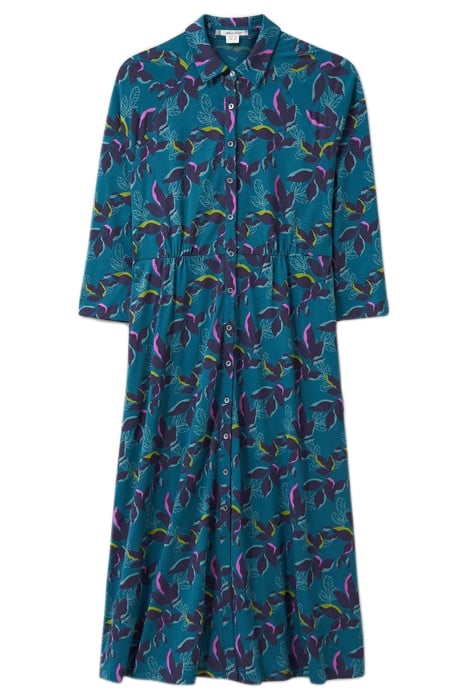 CARMEN JERSEY SHIRT DRE TEAL 1