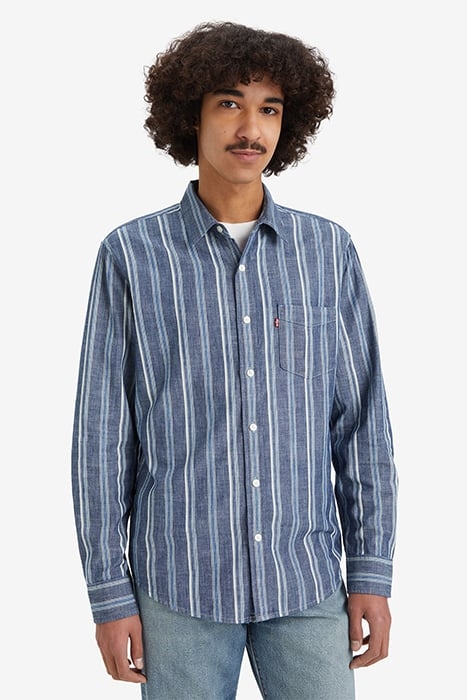 SUNSET CASUAL SHIRT NAVY 1