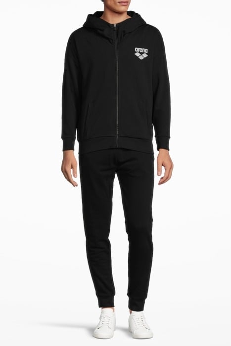 MAN TRACKSUIT LIGHT GREY MELANGE-BLACK 1