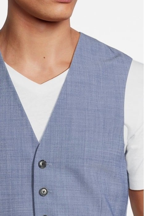 WISH-PLAIN WAISTCOAT BLUE 4