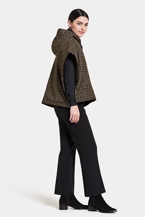 SIRI WNS CAPE ROPE AOP BLACK 6