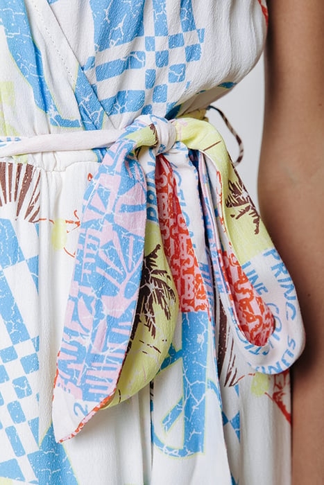 ELVA PATCHWORK MAXI DRESS MULTICOLOR 6