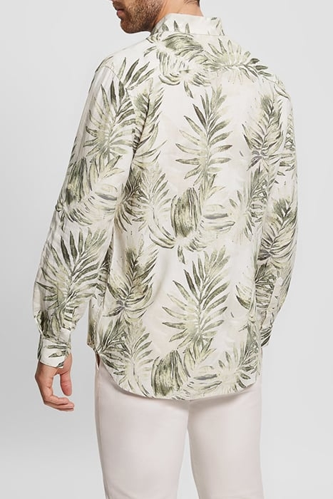 LS COLLINS AOP SHIRT MILITARY FOLIAGE 2